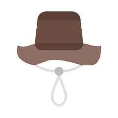 Fishing Hat flat icon