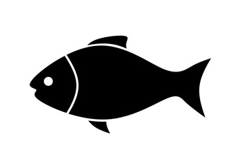 fish icon vector with trendy design