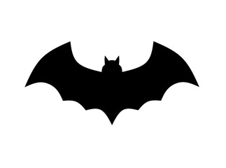bat icon vector on white background