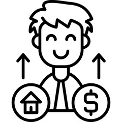 Debt Icon Vector Element