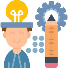 Think Icon Vector Element