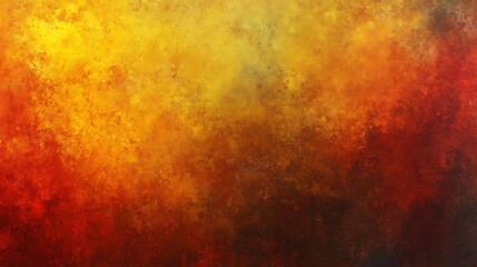 Abstract textured background with a gradient of warm colors blending from deep red to bright yellow hues