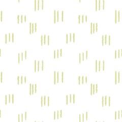 Seamless abstract geometric pattern. Green, white colors. Chaotic texture with lines. Illustration. Design for textile fabrics, wrapping paper, background, wallpaper, cover.