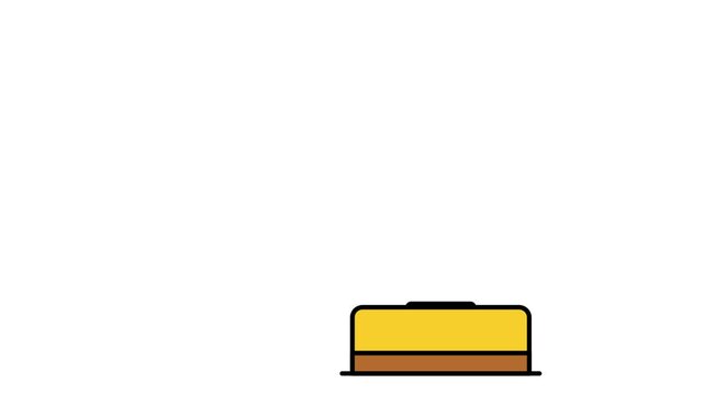 Hammer Hitting on nail Head animation, trunnel with timber animated video, Handyman Services Clip, House Repairing diy footage, Civil Engineering and Building Contractor motion graphics