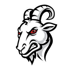 goat head silhouette