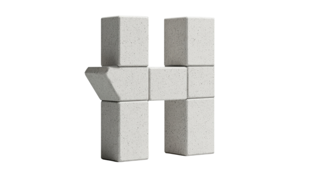 Unique minimalist sculpture showcasing modern design in a creative studio setting