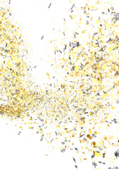 Gold Percentage Confetti Explosion