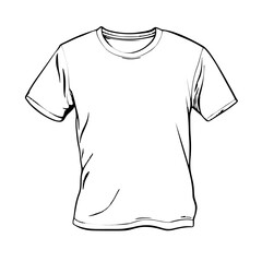 Minimalist T-Shirt Illustration