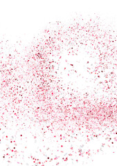 Pink Percentage Confetti Burst