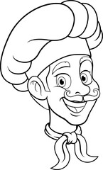 Chef Baker Cartoon Cook Food Man Mascot Character