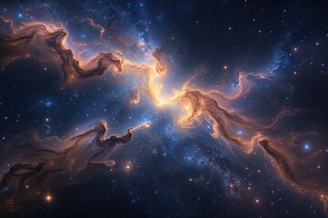 Captivating Glow of the Luminescent Cosmos