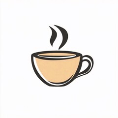 Obraz premium Warm cup of coffee with steam rising in a cozy setting perfect for a morning ritual or afternoon break