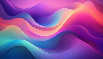 Vibrant fluid gradient background with abstract flowing shapes, neon and pastel color