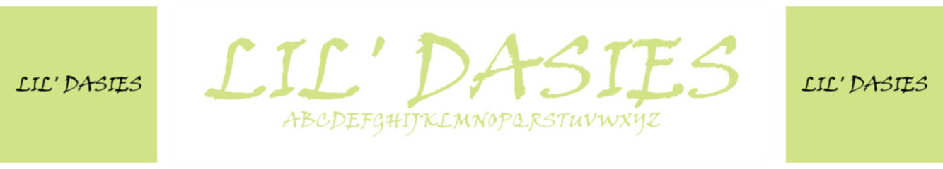 lil' dasies.viner hand itc.eps