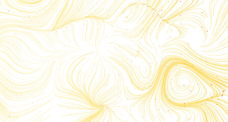 Elegant gold swirls and glitter on white. Perfect for luxury brands, websites, and presentations.