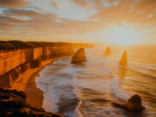 Golden Sunset Cliffs