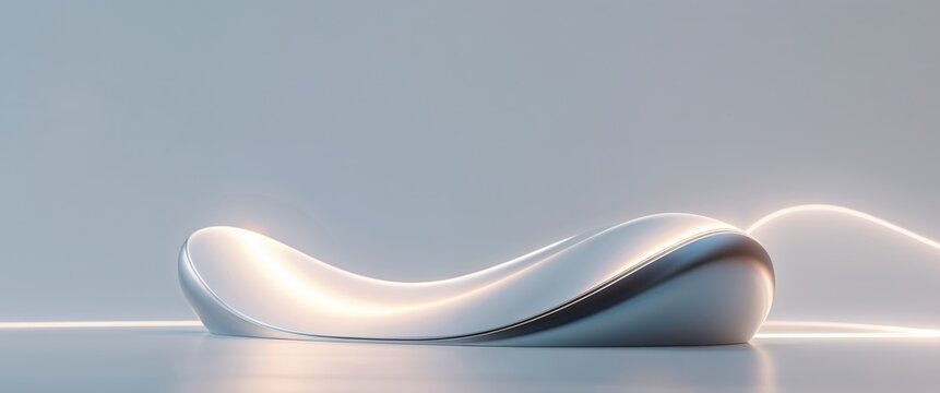 Modern Technology with Glowing Aesthetics and Soft Light