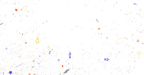 Abstract Colorful Confetti Explosion