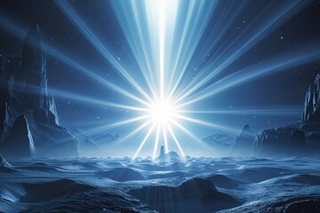 Fototapeta premium Vivid Abstract Background Showcasing Light and Hidden Forms in a Dynamic Space