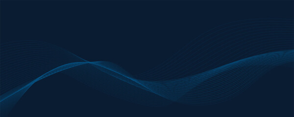 Abstract Blue Wave Background. EPS10