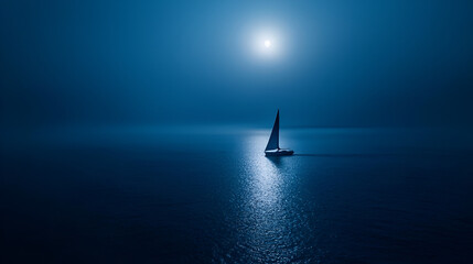 sailboat in the sea