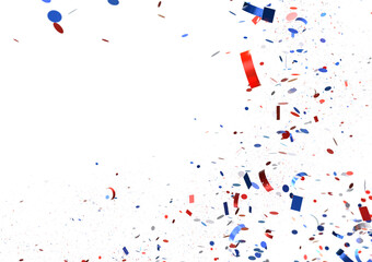 Confetti -  Independence Day background with Confetti.