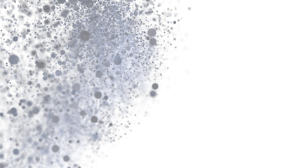 High-resolution image of abstract grey dust particles on white background. Perfect for design projects.