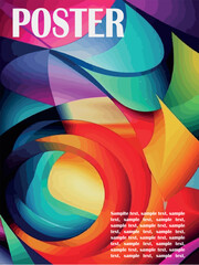 Abstract vector poster