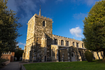 Horncastle, Lincolnshire, UK - February 6th 2025 - St. Marys Church