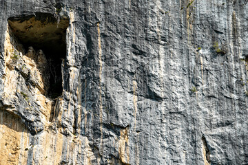 Rugged Cliffs at Dusk. Whispering Beauty Scene
