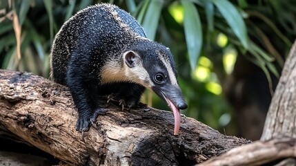 Curious Anteater Using Its Long