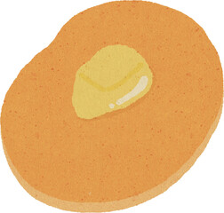 Pancake with butter