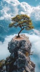 Portrait of Woman in Neon Lights
