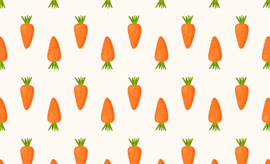 Cute carrot pattern printable illustration