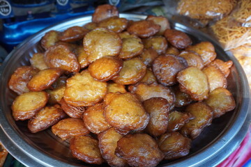 Malpua, a sweet pancake or fritter popular in the Indian subcontinent