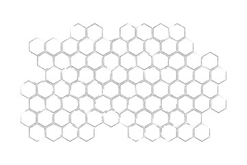 Honeycomb logo icon. Propolis Honey comb structure textured pattern. Honey, pollen, wax, parchment and bee products. Stock vector illustration isolated on white background.