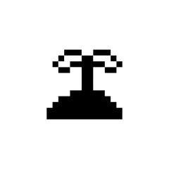 sprout plant retro pixel art