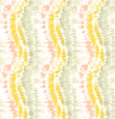 Colorless tie dye shibori print. Seamless hand drawn batik pattern. Carpet pattern background. Modern batik wallpaper tile. Watercolor pattern for fabric, apparel, wallpaper. Ethnic design.