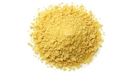 Golden Yellow Crumbled Texture Background  Food Ingredient Baking Pastry Dessert Sweet top view bits