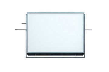 A Blank Billboard Ready For Your Message, A Pristine Canvas Against A Stark Isolated on Transparent Background, Promising A Bold And Impactful Statement