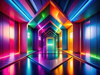 Fototapeta premium Alternate Interior Angles Geometry Illustration