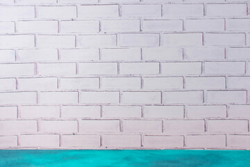 White brick wall