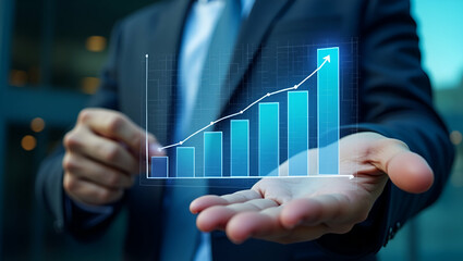 Business financial plan for 2026 showing market concept profit growth education trends finance growth graphs money revenue and a businessman analyzing profitability concept as Business financial plan 