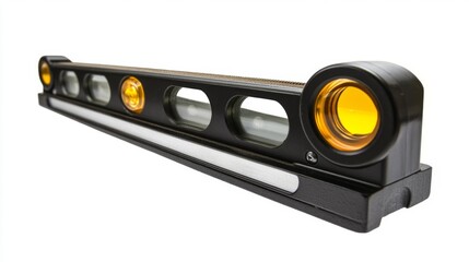 Fototapeta premium A precision tool for measuring level surfaces. This level tool assists in a range of construction and DIY projects. Perfect for ensuring accuracy and perfection. Generative AI