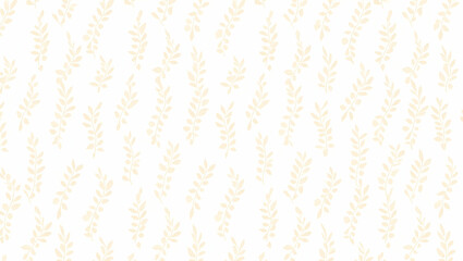 Flat Heather and leaves seamless pattern lush isolated white background perfect for autumn textiles branding packaging concept as Lush heather and leaves seamless pattern on a white background ideal f