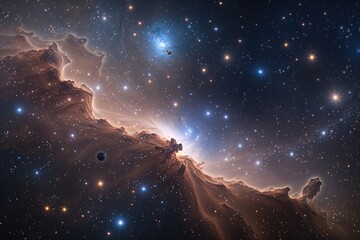 Fototapeta premium Stunning Nebula and Deep Space Star Views for Astronomy Enthusiasts