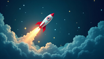 Fototapeta premium Launch Your Startup: Dynamic Growth Strategies with Digital Technology