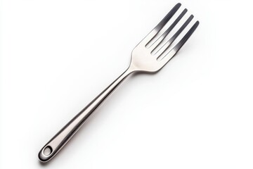 Brushed silver slotted spatula, modern design, perfect for cooking. Durable kitchen tool with sleek aesthetic.