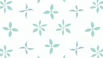 Fototapeta premium Airy Eucalyptus Tile Pattern: Coastal Design for Beach-Inspired Rooms