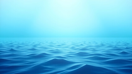 Obraz premium Blue water waves and water pump border with copy space for World Water Day concept as Blue water waves water pump border providing space for messages on water pumping and distribution in Photo Stock 